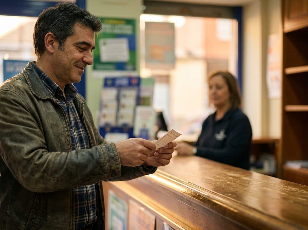 Boleto de Euromillones preparado en nuestra administración de Vigo